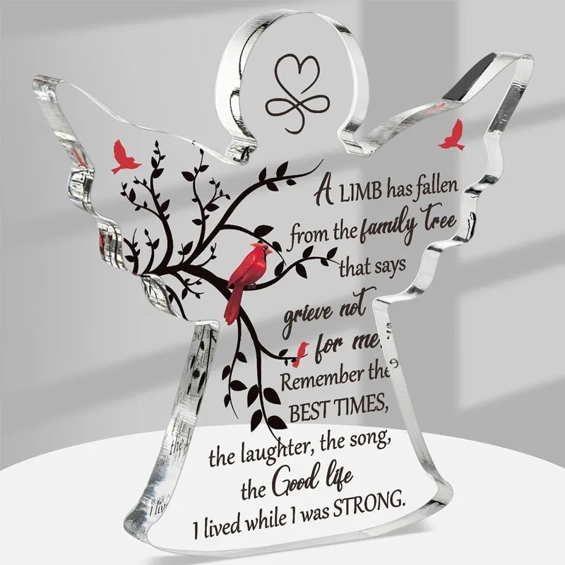 Acrylic Angel Figurine Christening Gifts 3