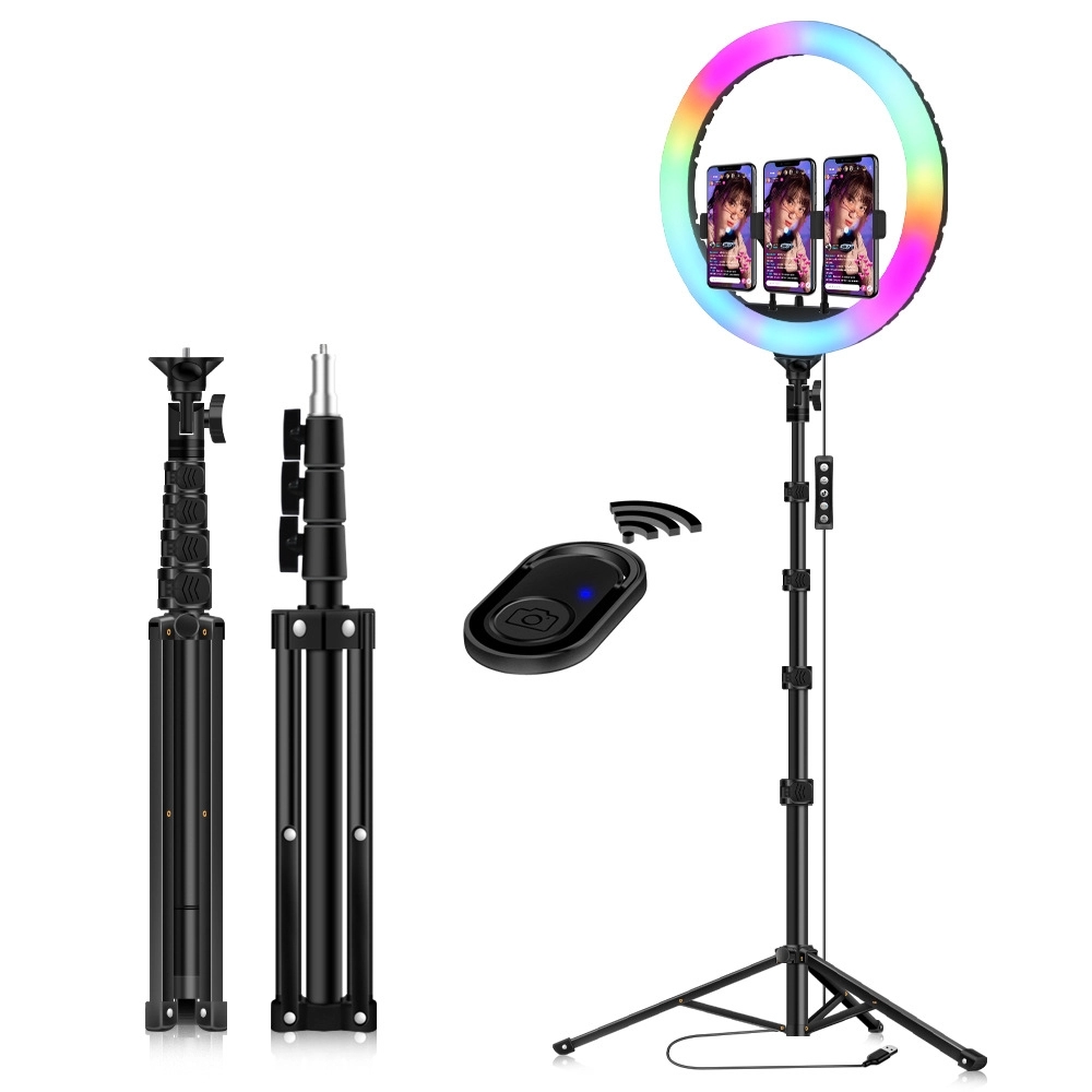 Ring Light with Tripod and Phone Holder 14