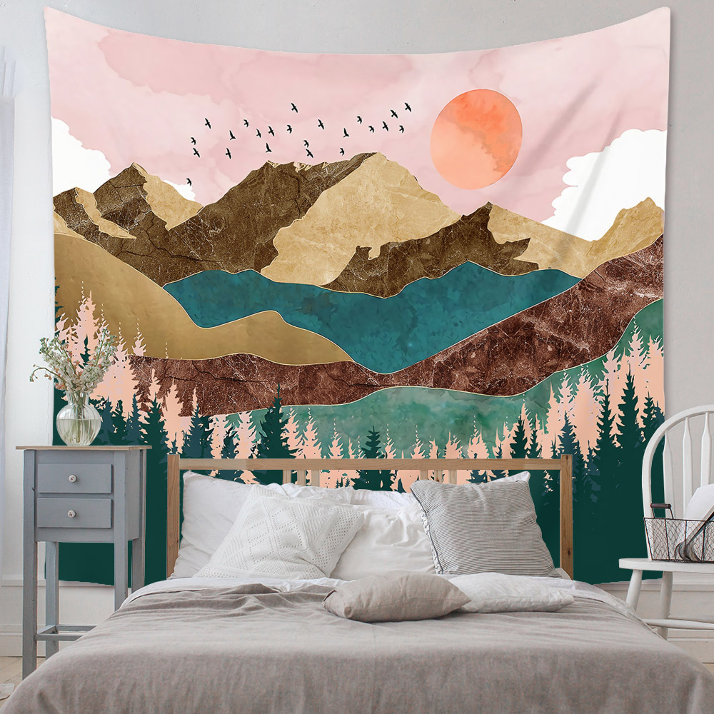 Custom Wall Hanging Fabric Tapestry 3