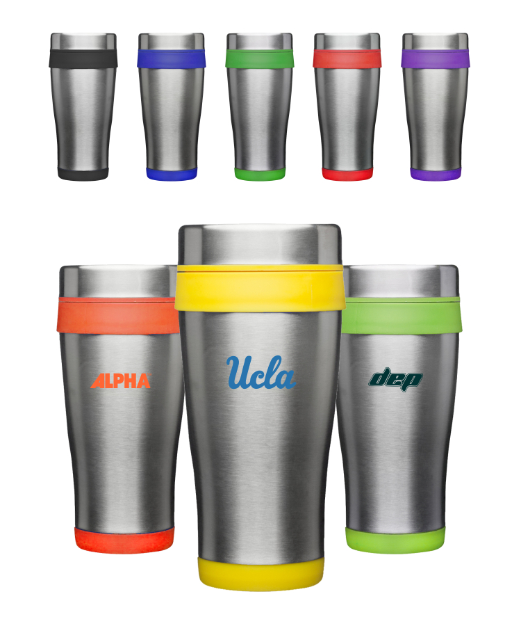 Union Printed - 16 oz. Insulated Stainless Steel Travel Mugs 5