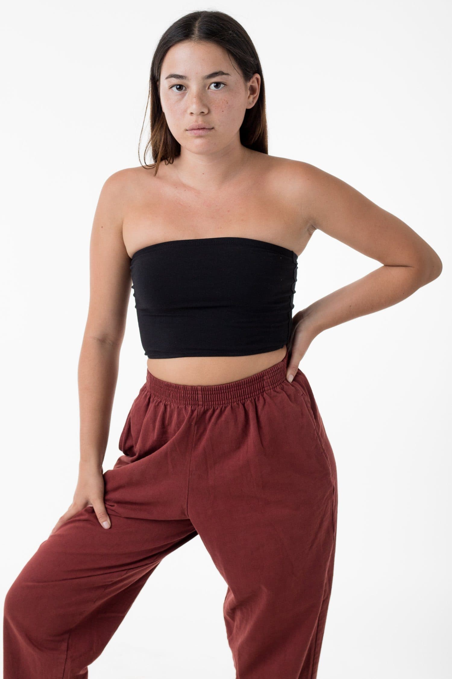 COTTON SPANDEX TUBE TOP 4