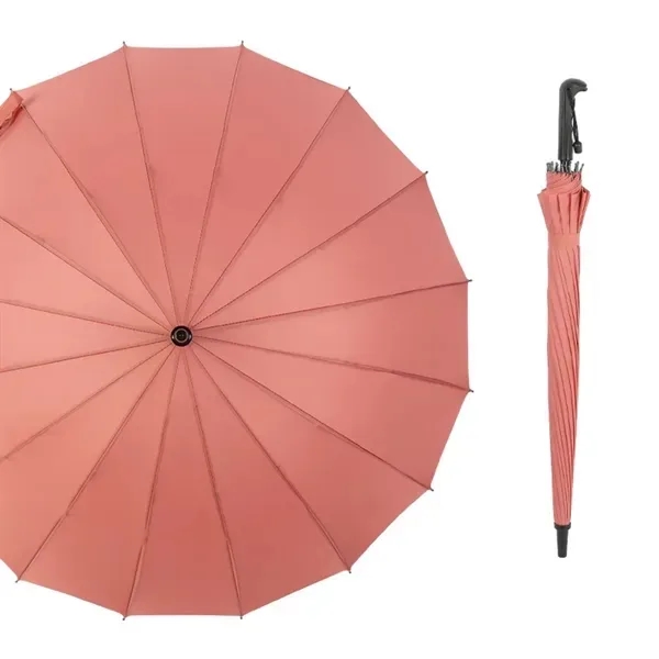 Automatic Open 45-Inch Windproof Umbrella with 16 Ribs 15