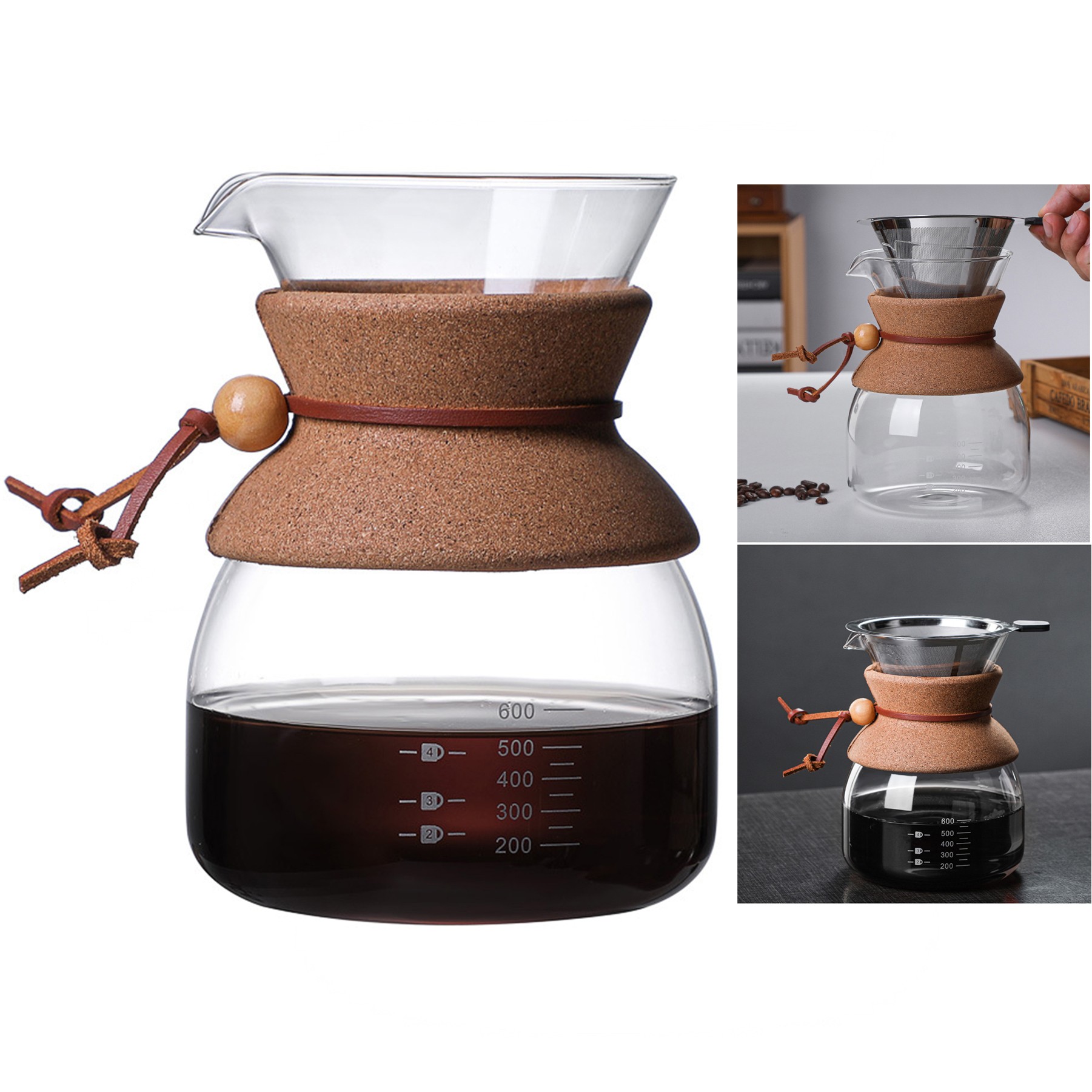 360 ML 12 Oz Bottle Pour Over Coffee Maker 3