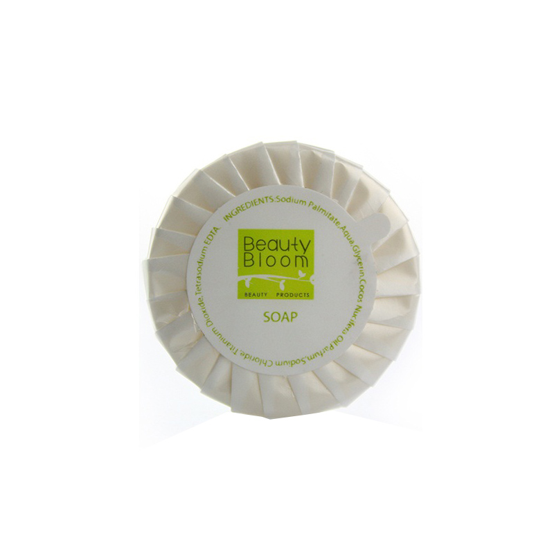 Round White Hotel Soap Bar, 25g 3