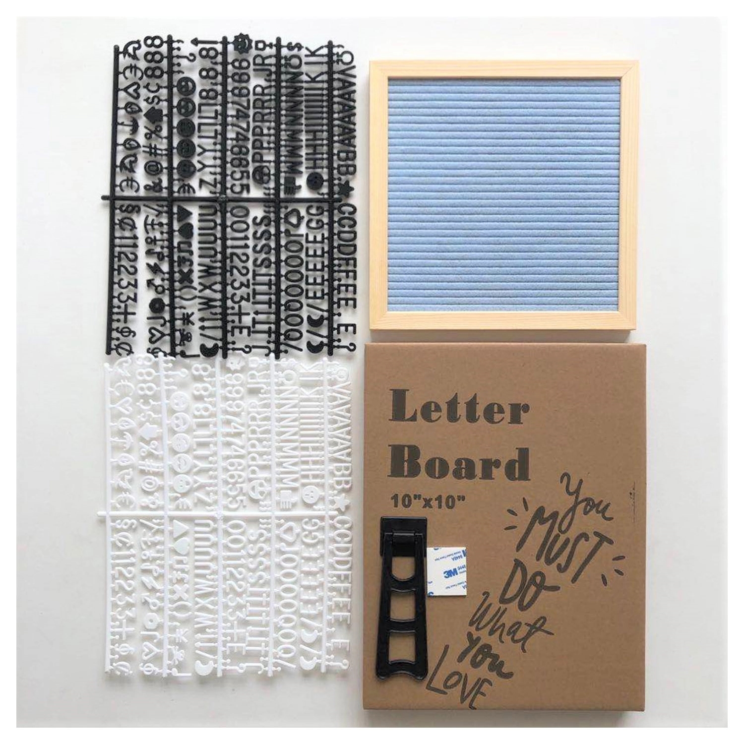 Felt Letter Board With Stand 3
