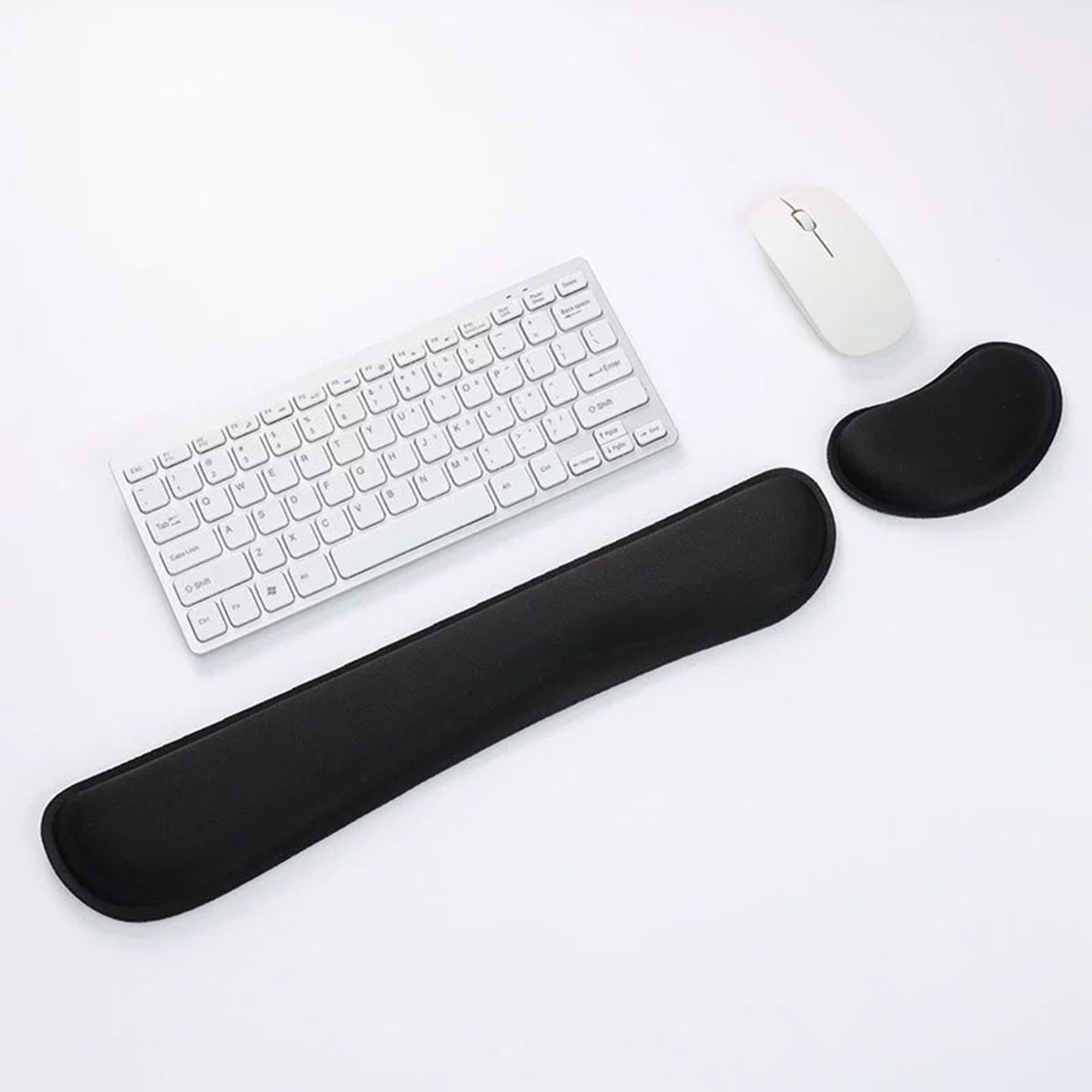 Comfy Memory Foam Keyboard and Mouse Wrist Rest Pads Set 2