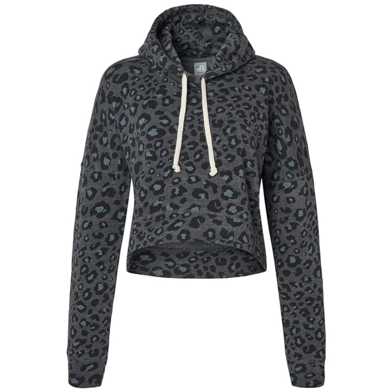 J America Ladies' Triblend Cropped Hooded Sweatshirt, custom hoodie or sweatshirt with logo imprint 14
