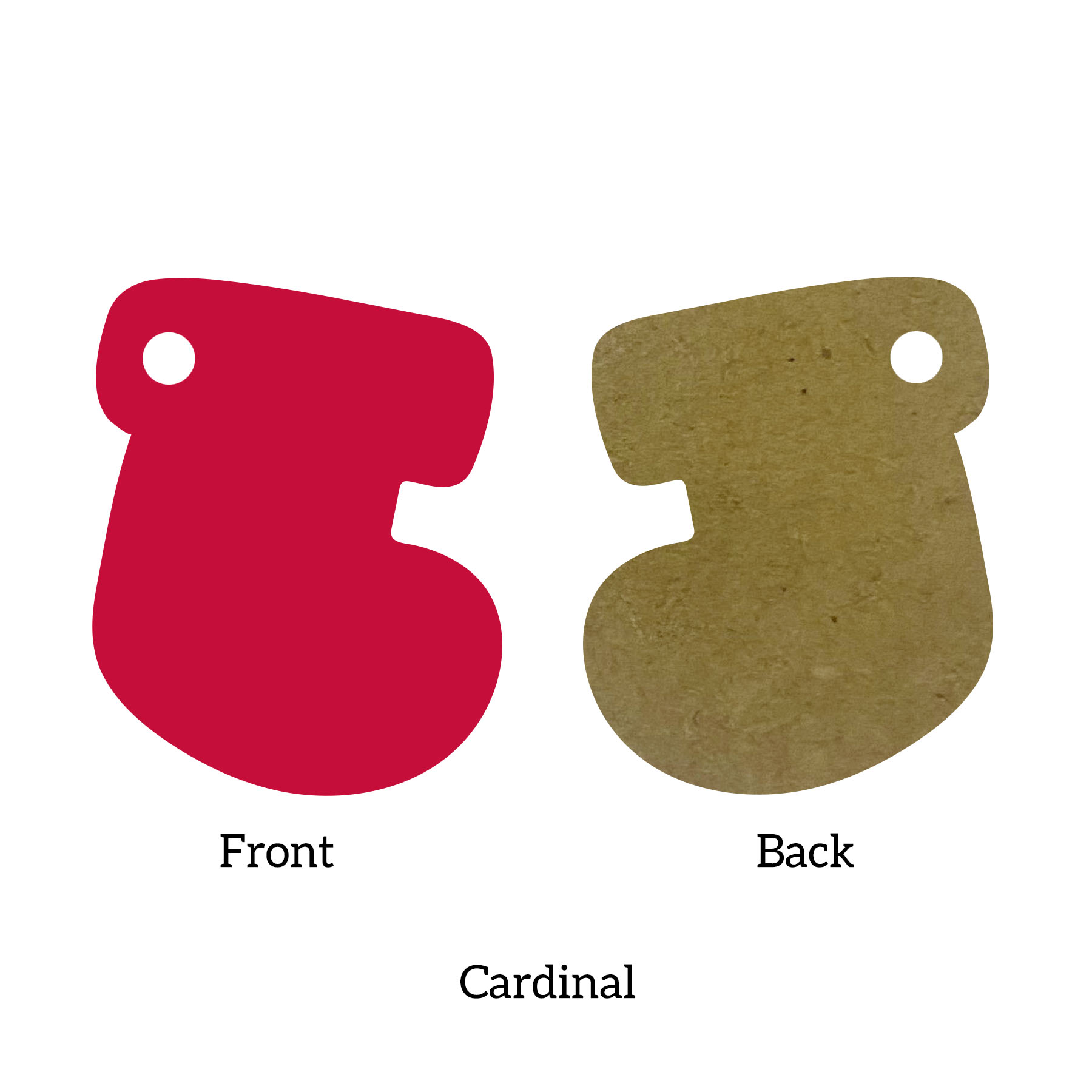 Free Shipping Solid Color Christmas Ornament - Socking 3