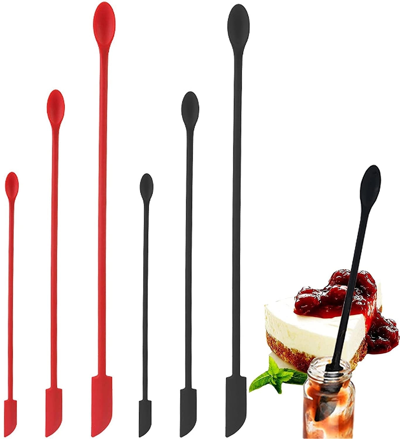 Mini Silicone Spoon And Spatula 3