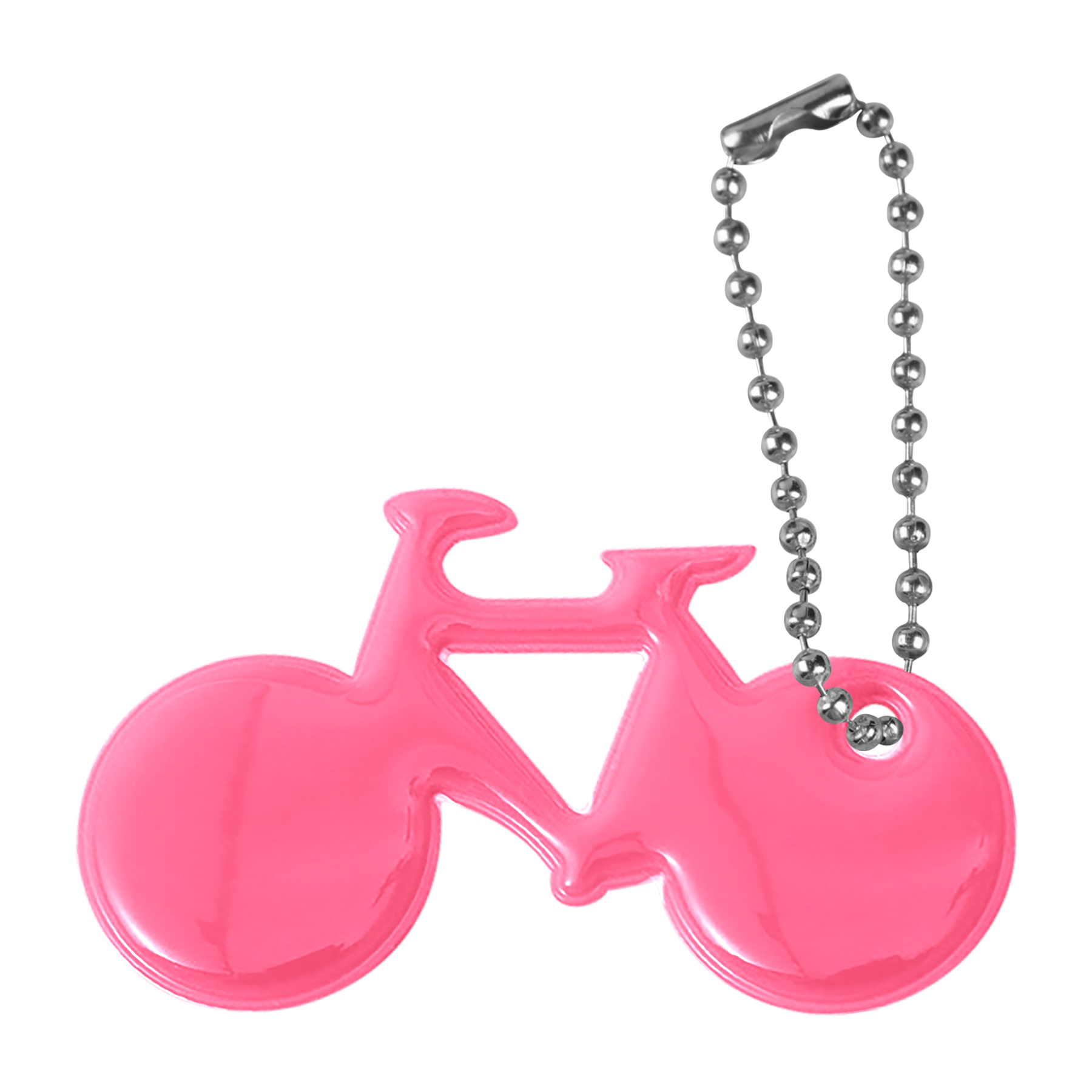 Bicycle Shaped Safety Reflective Keychain Zipper Pull 12