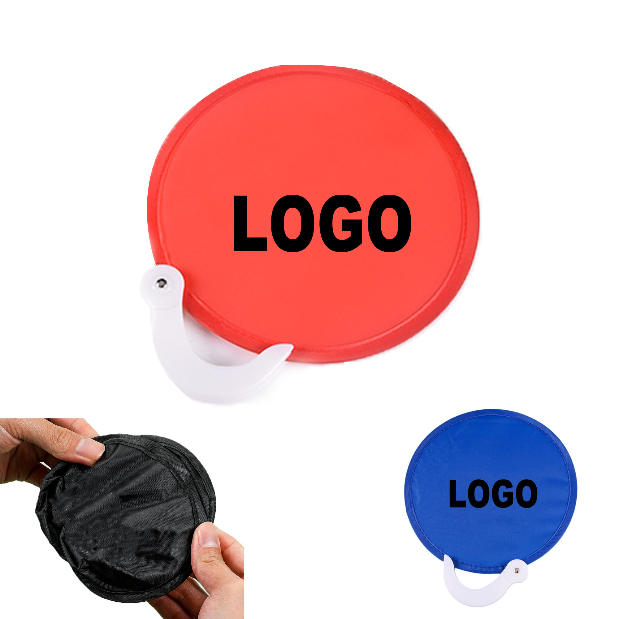 MOQ 20 Portable Hand Folding Fan For Promotions 3