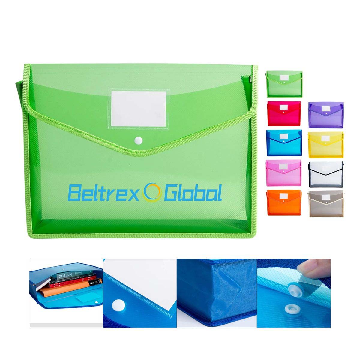 Durable PP File Folder with Transparent Cover 6