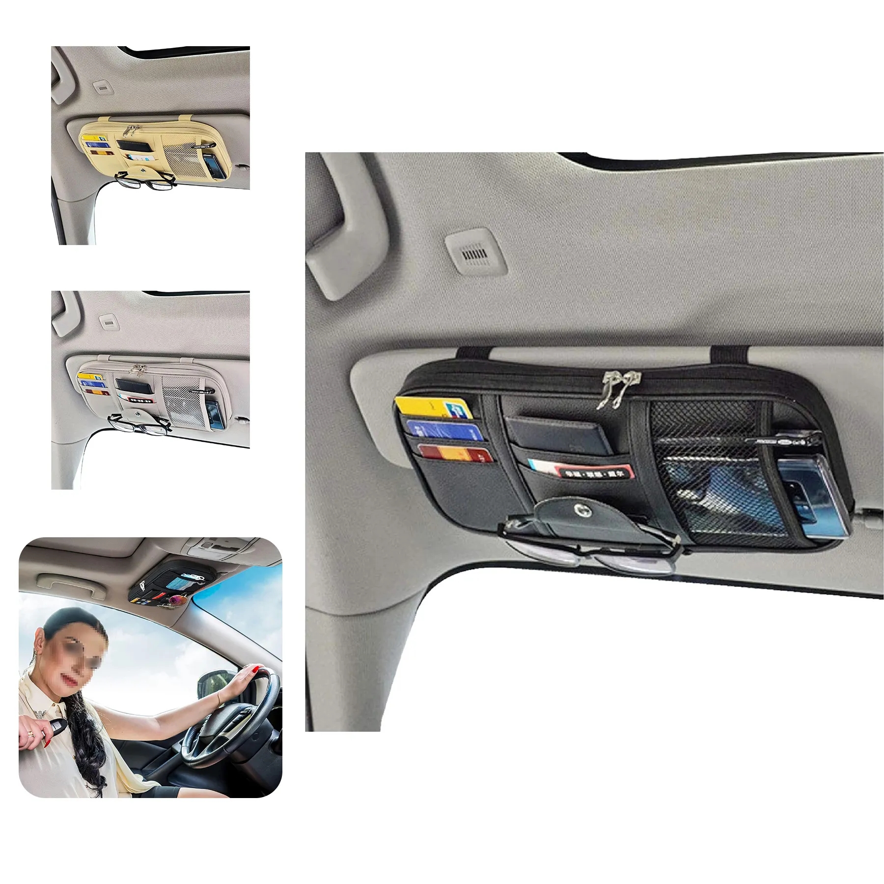 Accessories Car Truck Visor Storage Pouch Holder 6