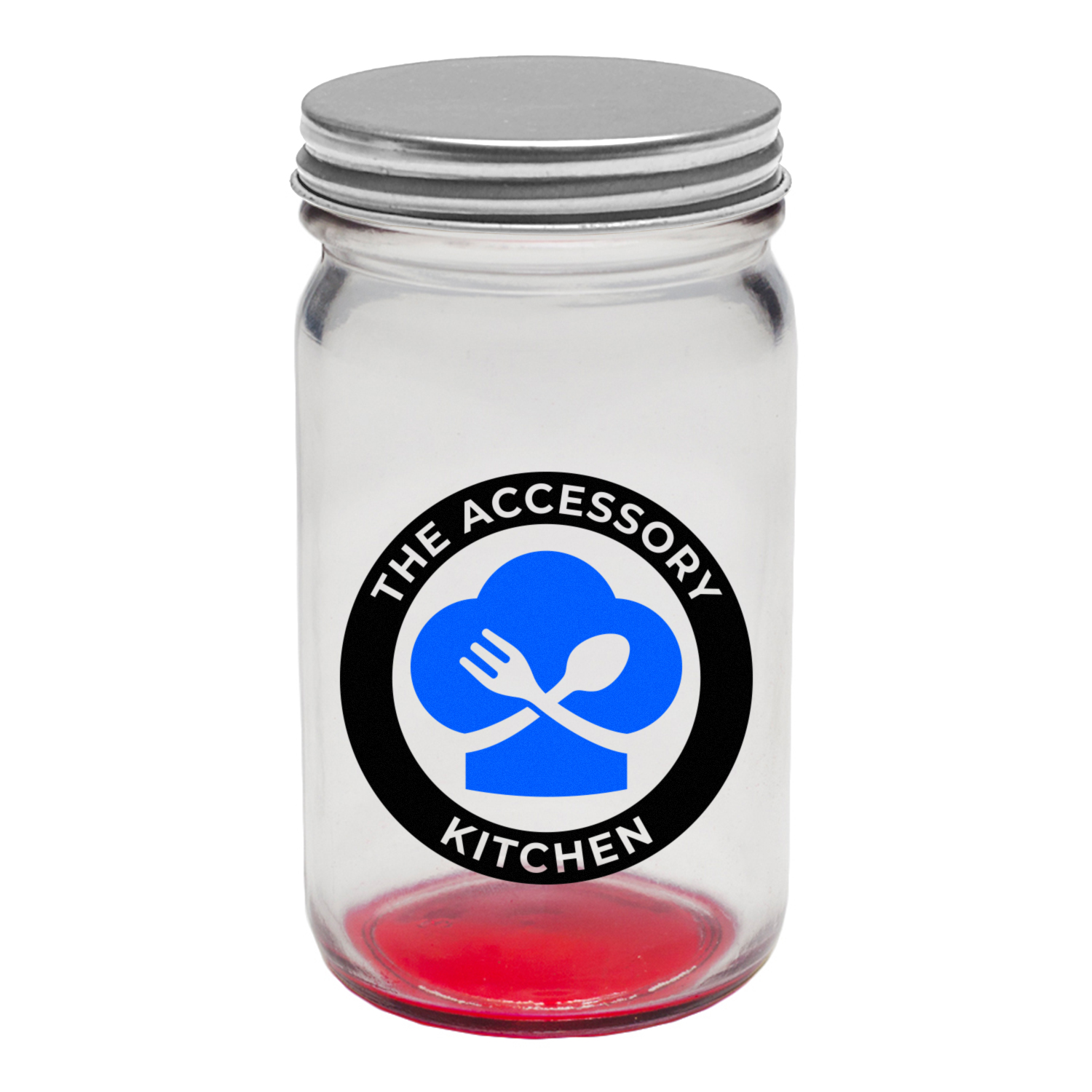 8 oz. Mason Jar Storage Container (2 Color Imprint) 7