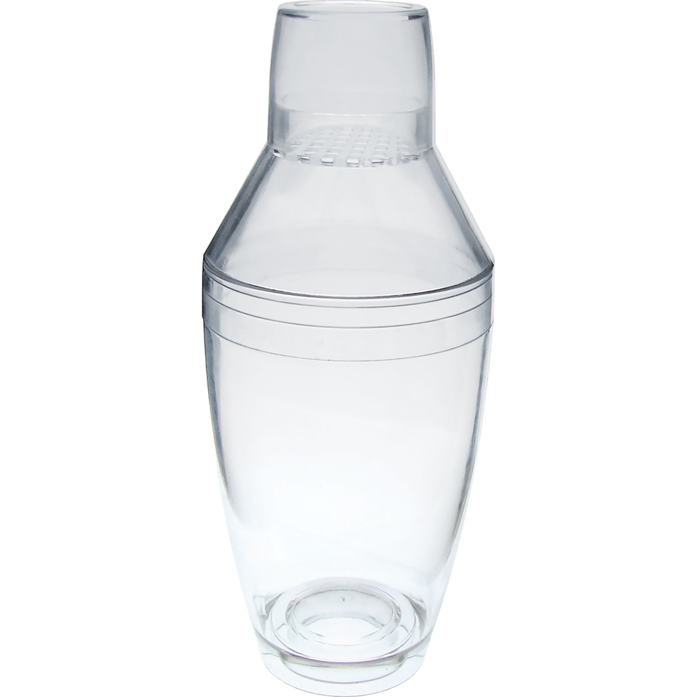 8oz 3 Piece Martini Top Plastic Cocktail Shaker 1