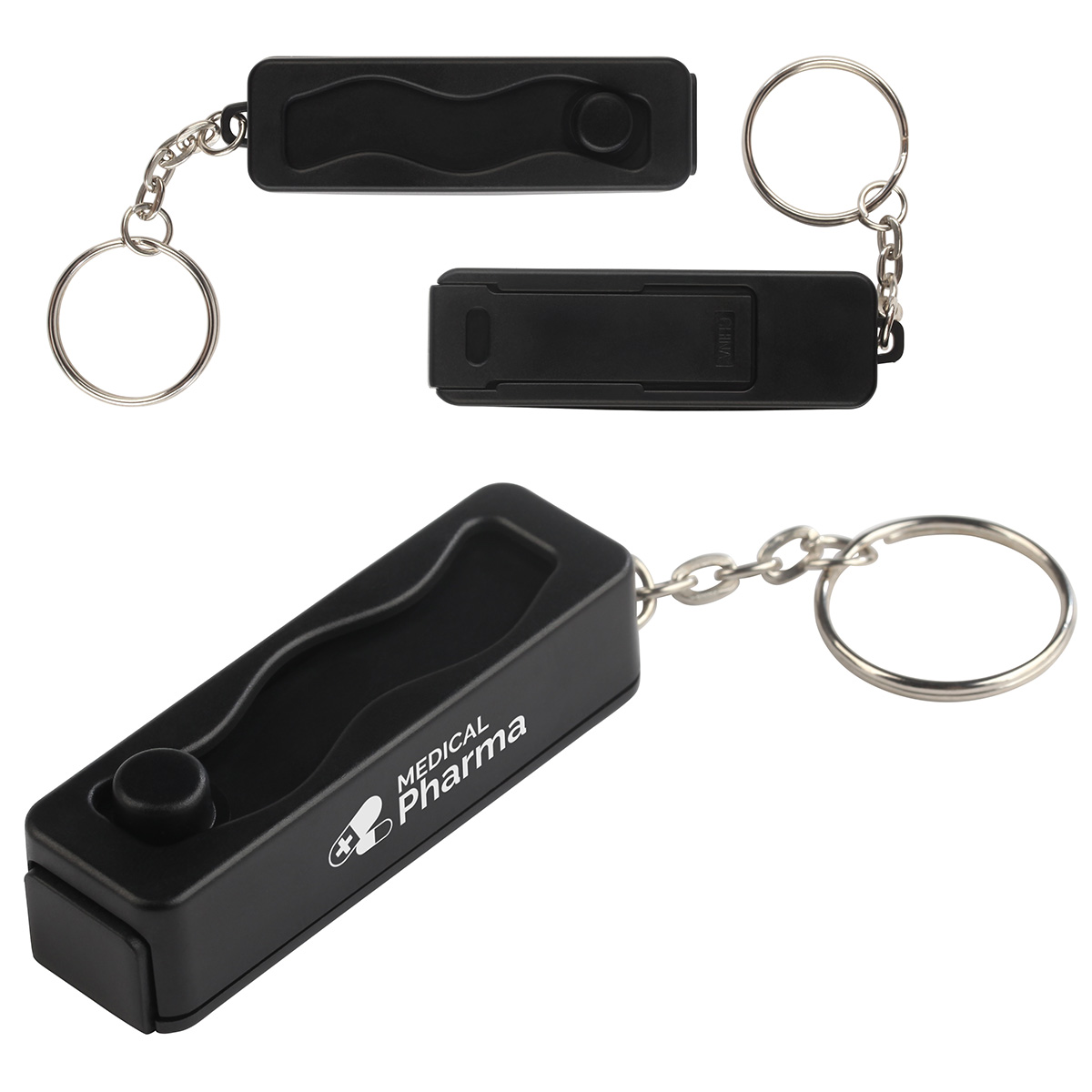 Contour Phone Stand Key Chain with Finger Fidget 7
