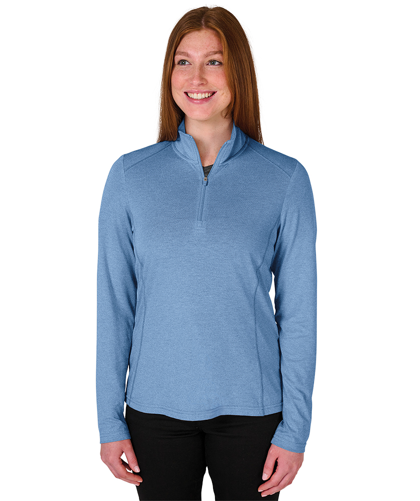 Women's Vista Tri-Blend Quarter Zip 3