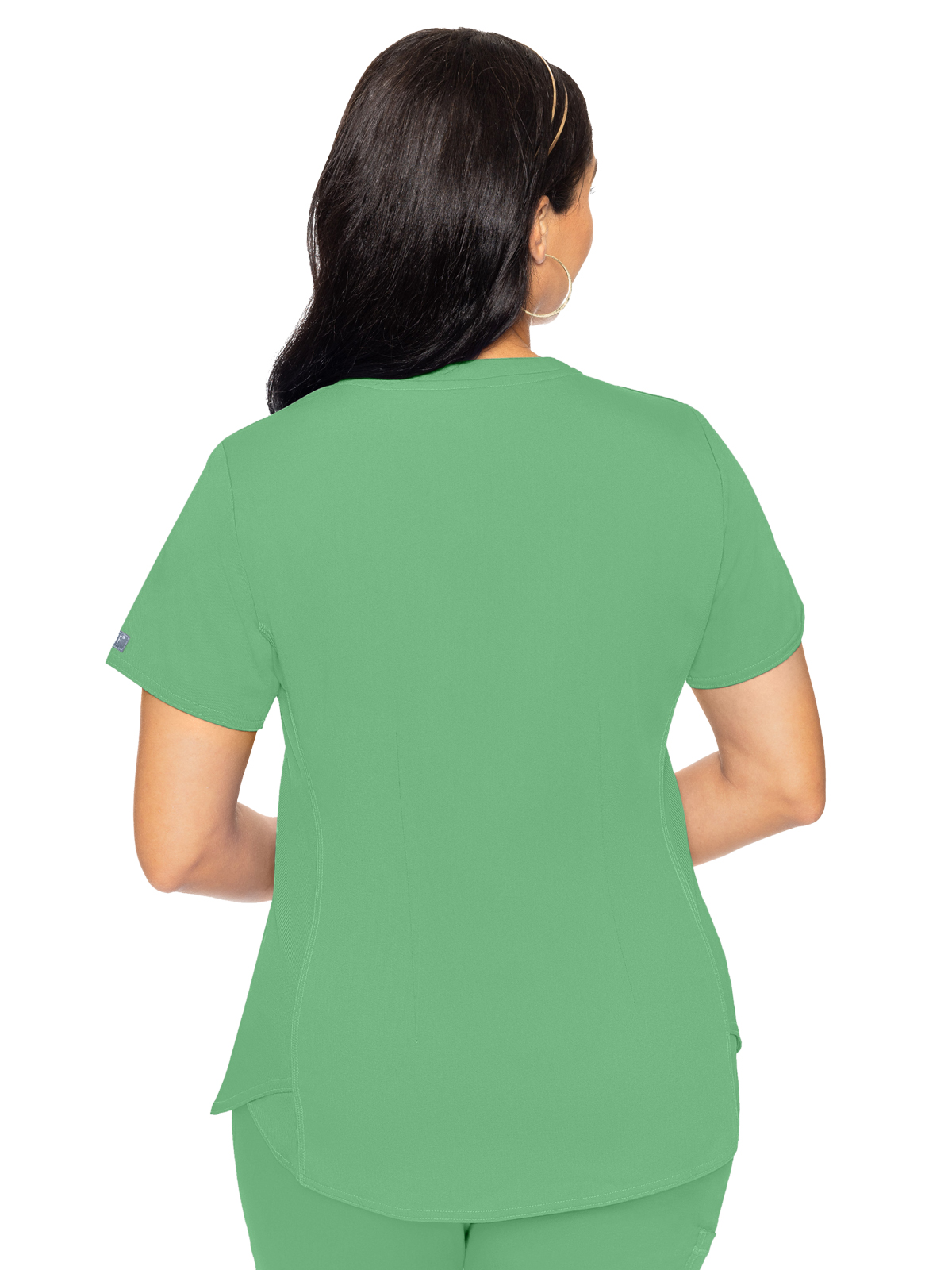 Med Couture - MC Touch - Women's 4-Pocket V-Neck Shirttail Top 14
