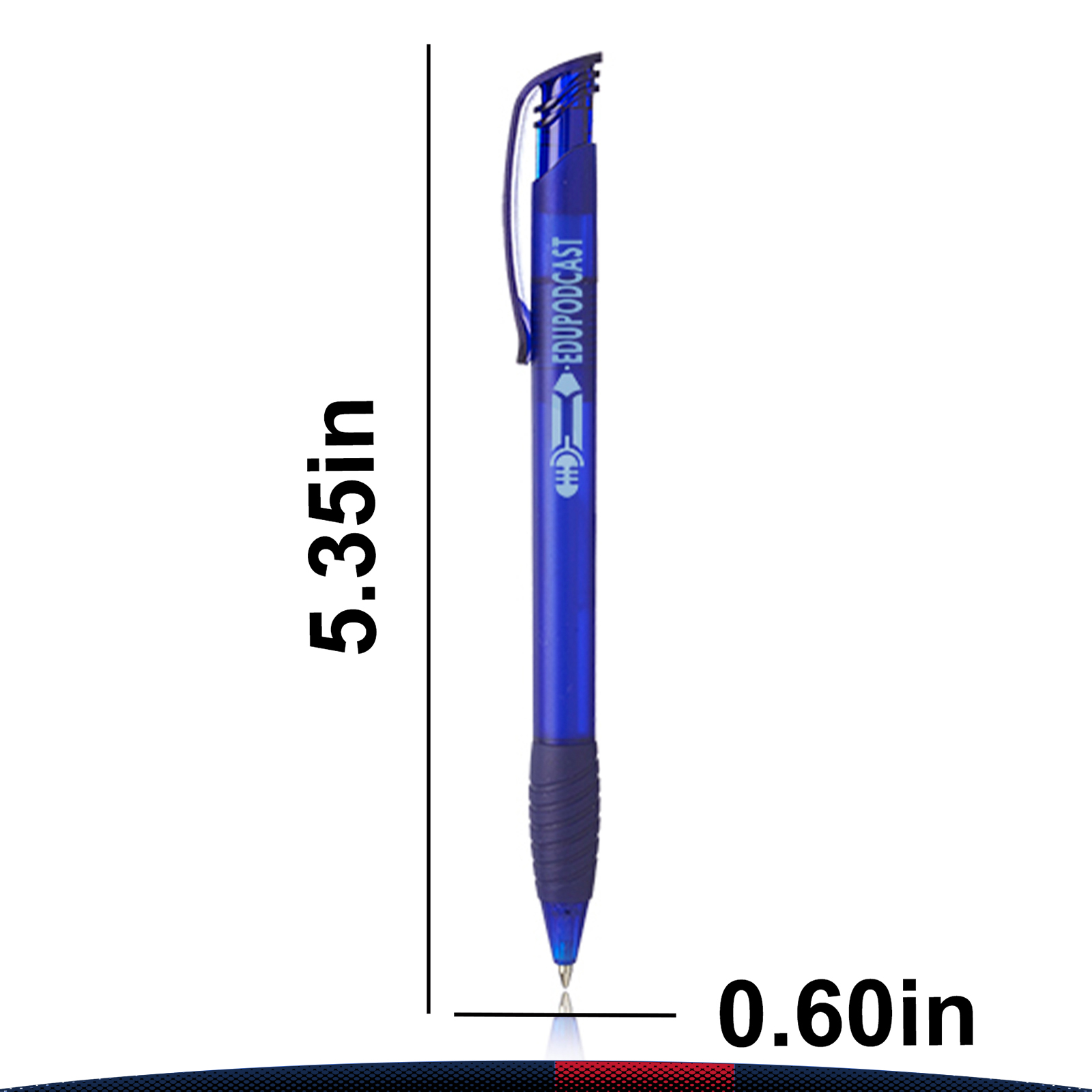 Berry Rubber Grip Plastic Ballpoint Pen 4