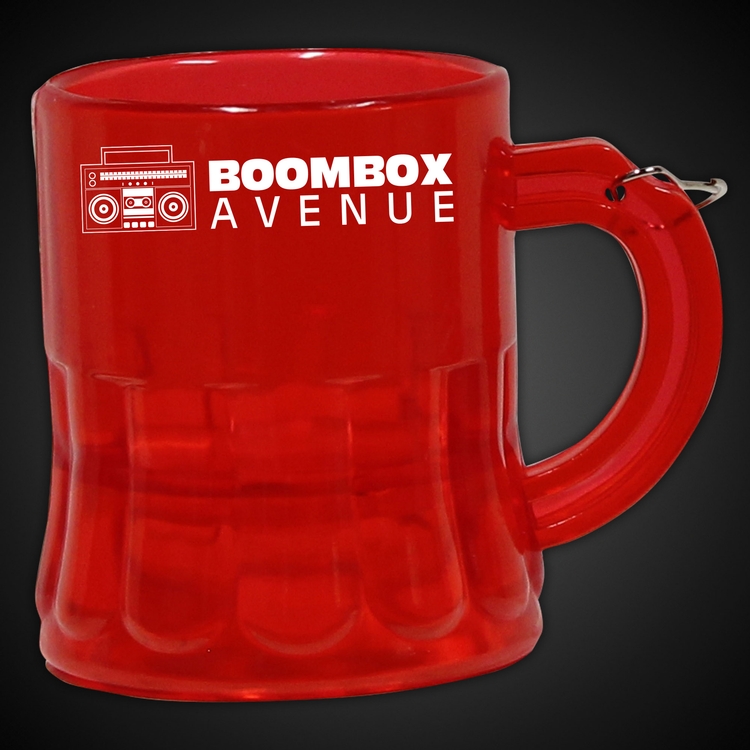 Red Beer Mug Medallion