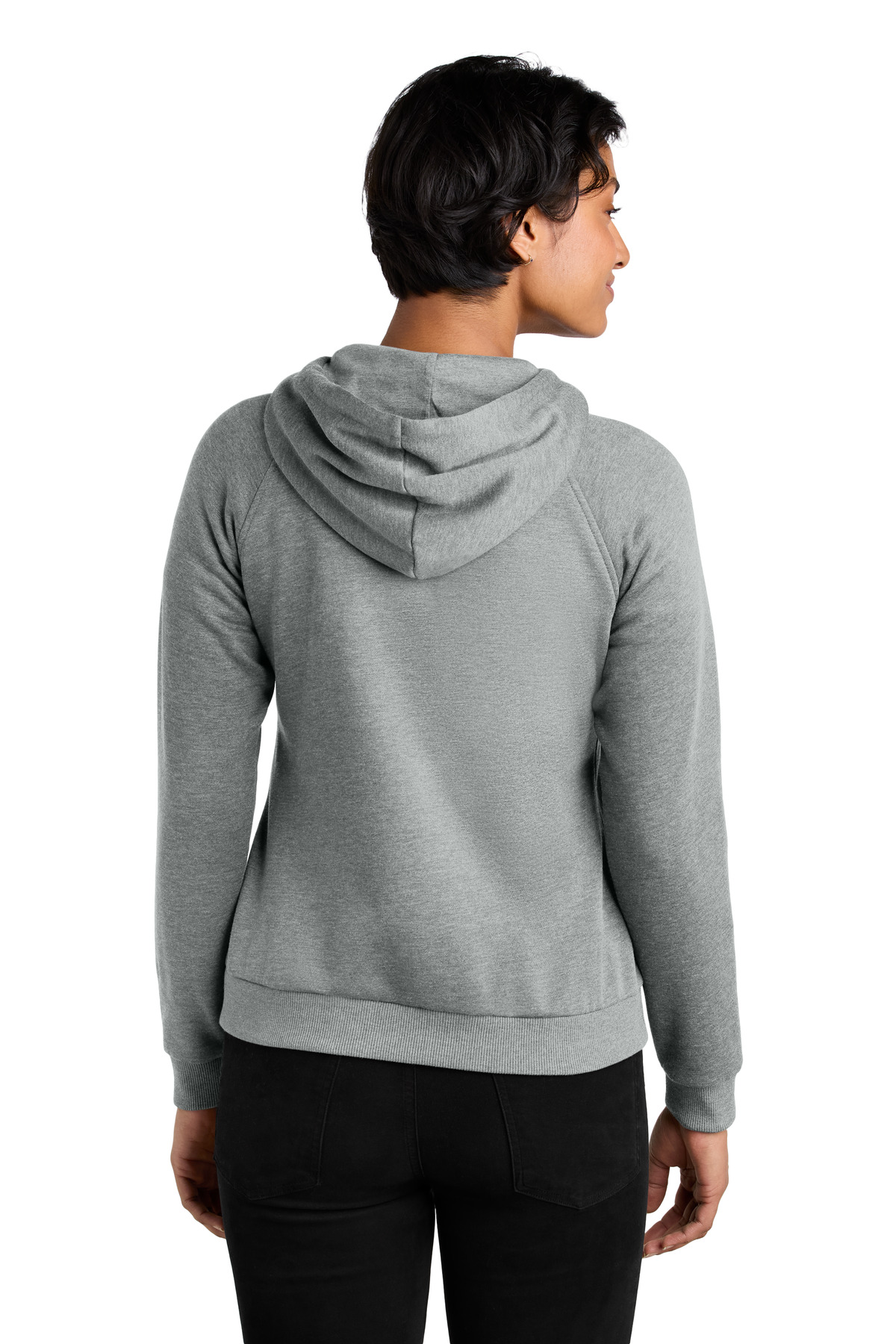 Allmade Women's Organic CVC Fleece Full-Zip Hoodie AL5003 12