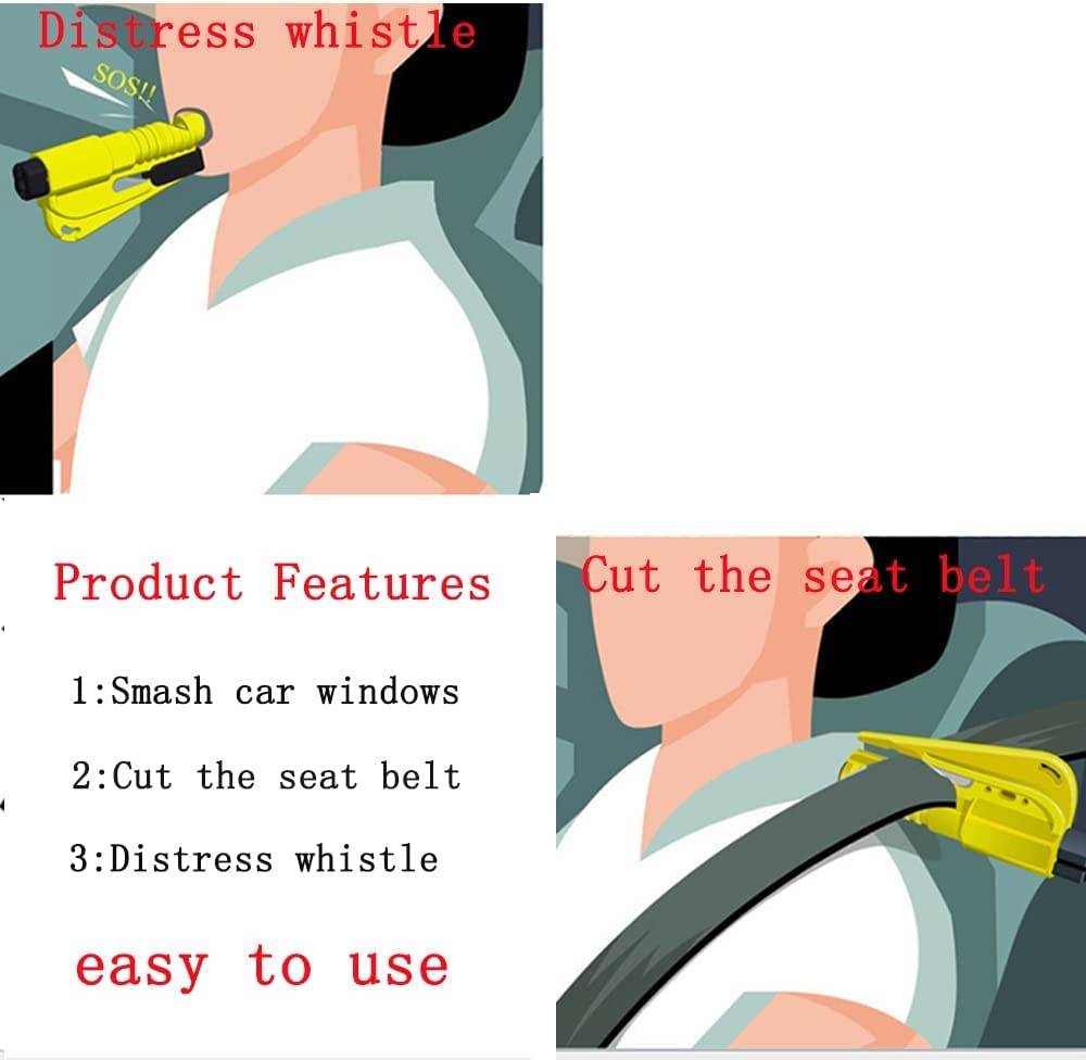 3 In 1 Emergency Car Escape Hammer Key Chain 4