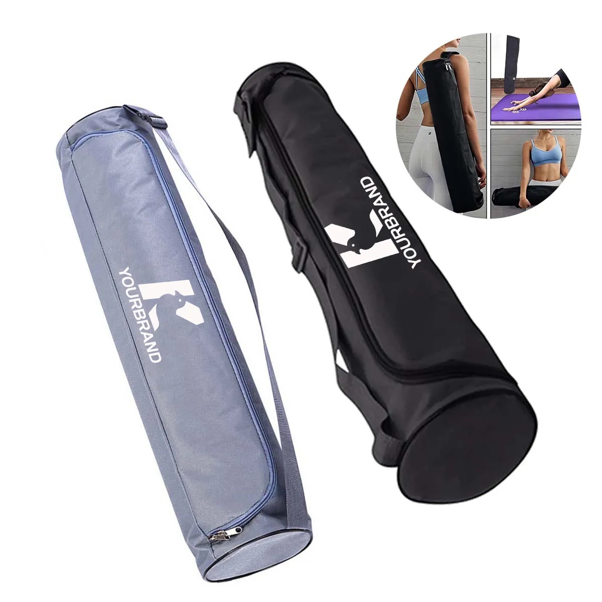 Unisex Full Zip Waterproof Exercise Yoga Mat Carrier Bag 1