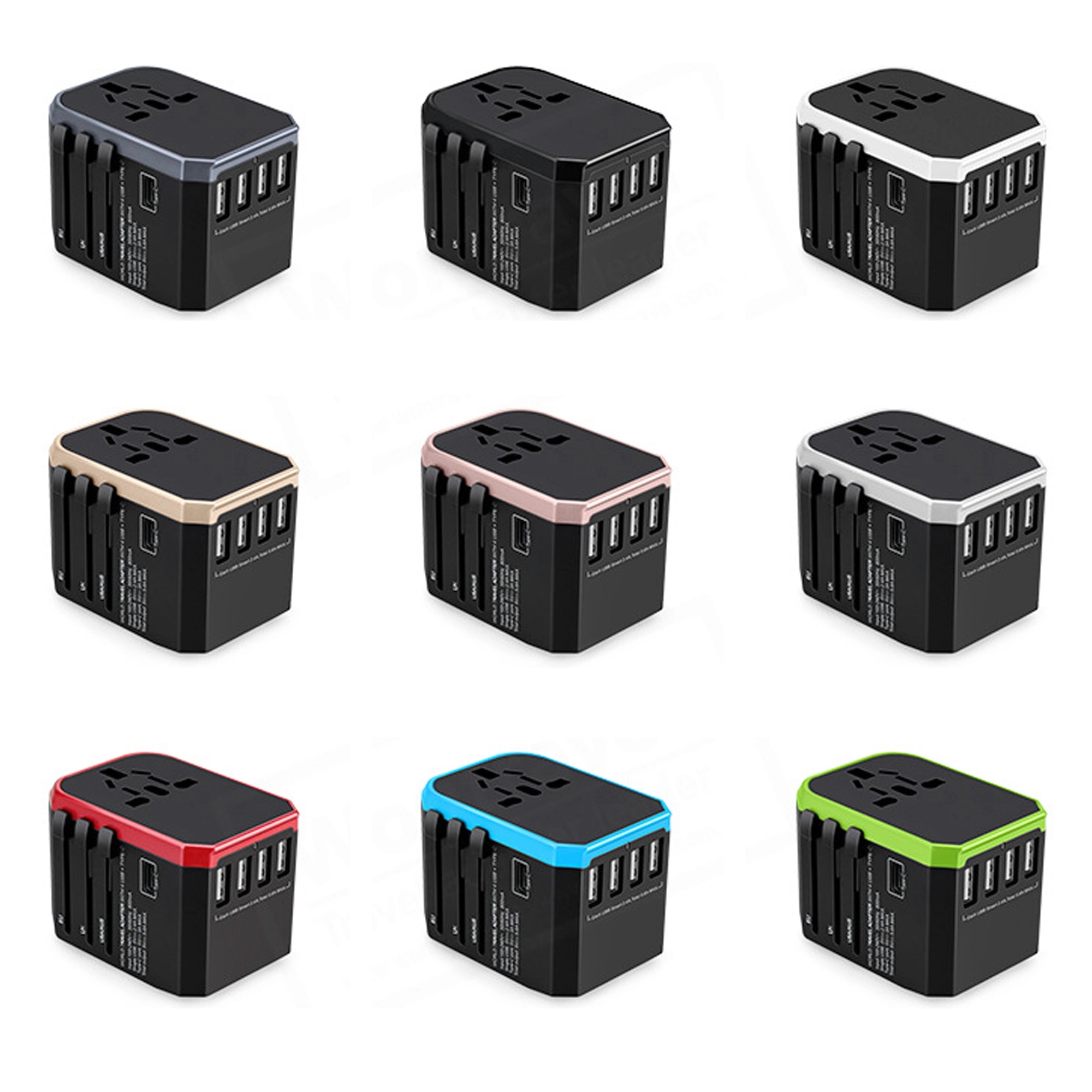 All-in-one Universal Travel Adapter MOQ50pcs 2