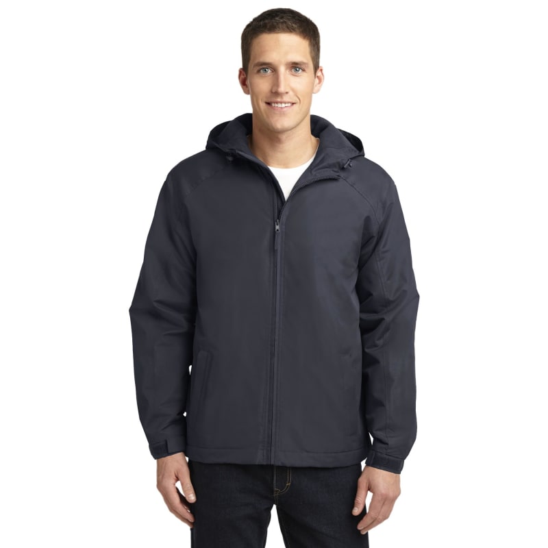 Port Authority Hooded Charger Jacket. 3