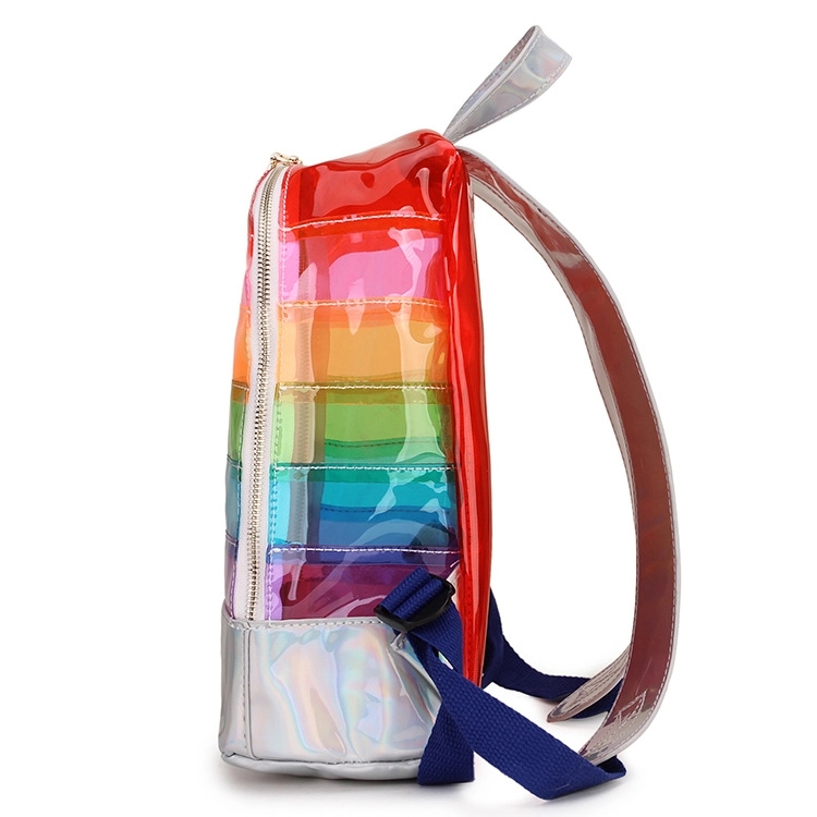 Multicolor Rainbow Mini Backpacks 4