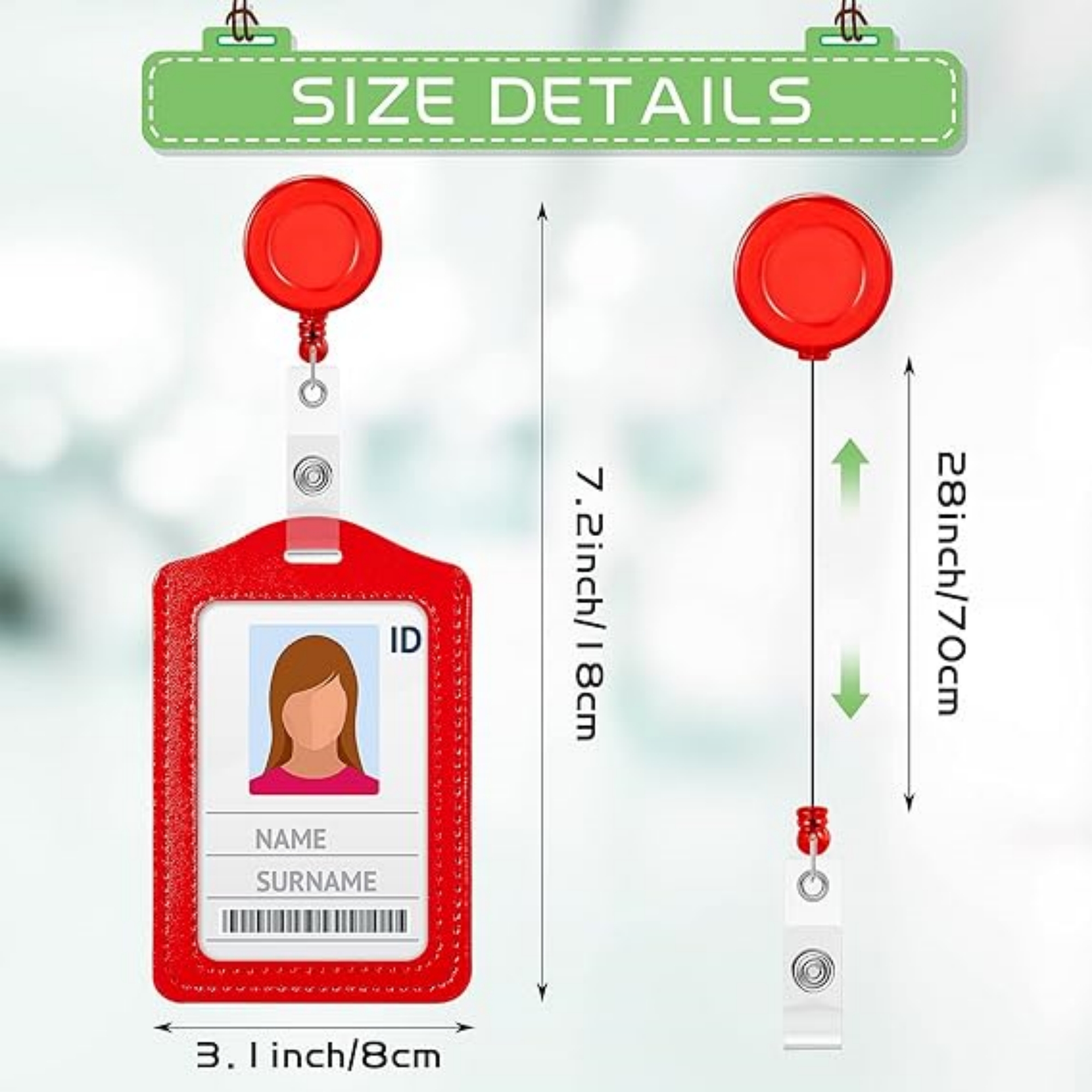 Multi-Color Name Badge Holder 4