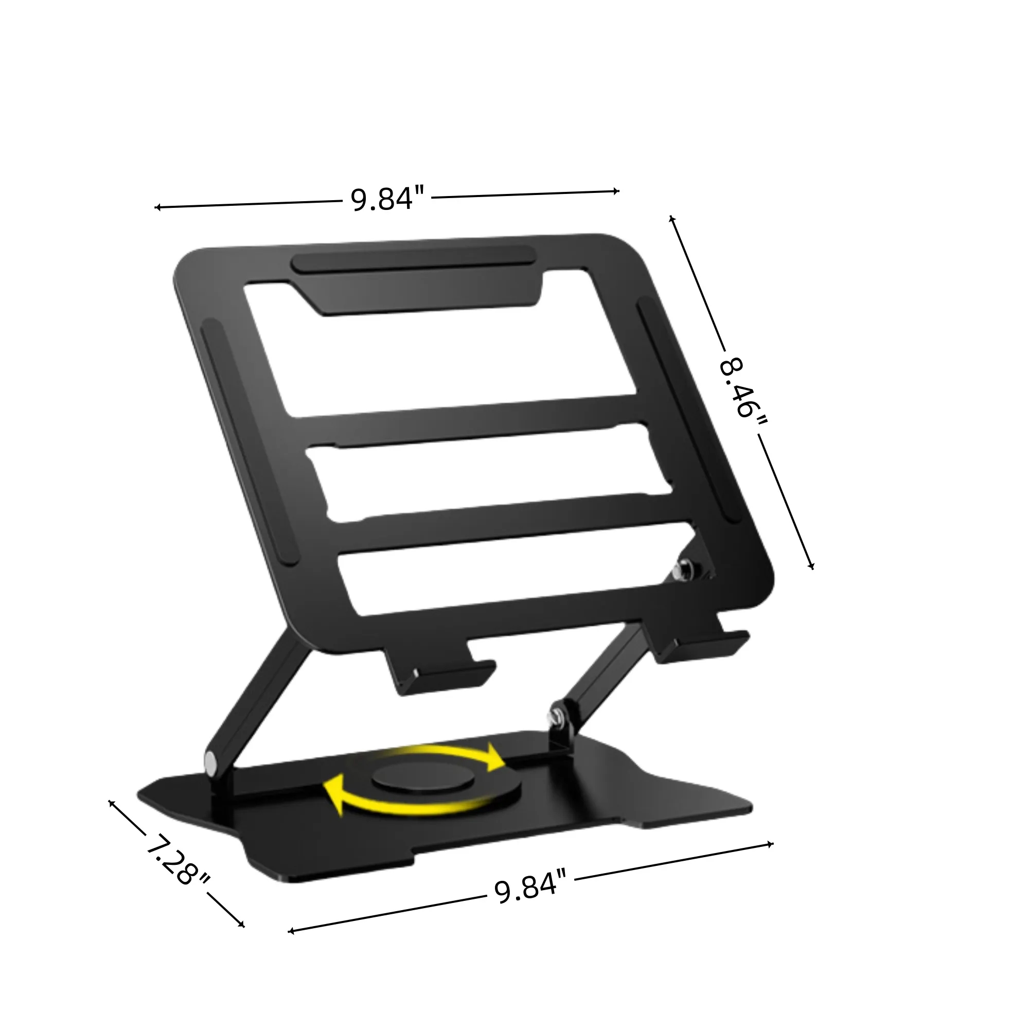 Foldable 360 Degree Rotating Laptop Notebook Tablet Stand 3