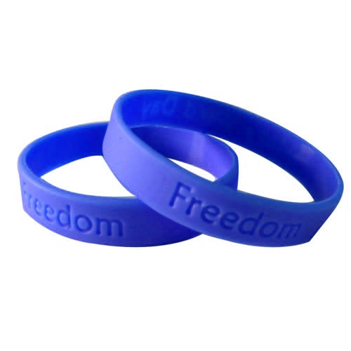 Debossed Silicone Bracelet 1