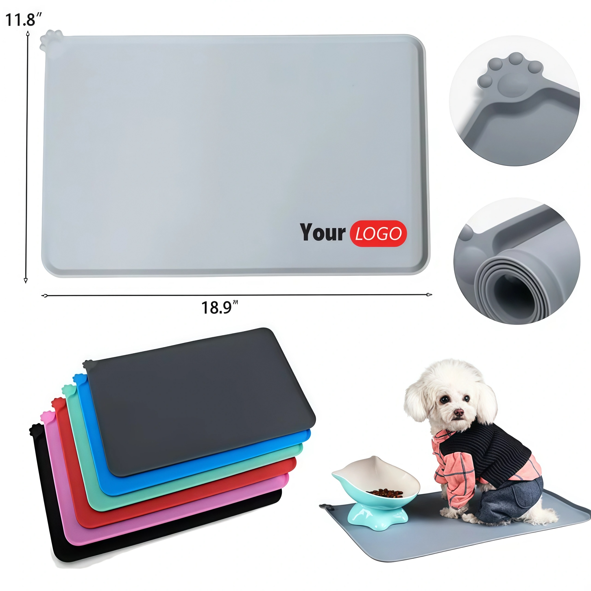 Silicone Pet Feeding Mat 2