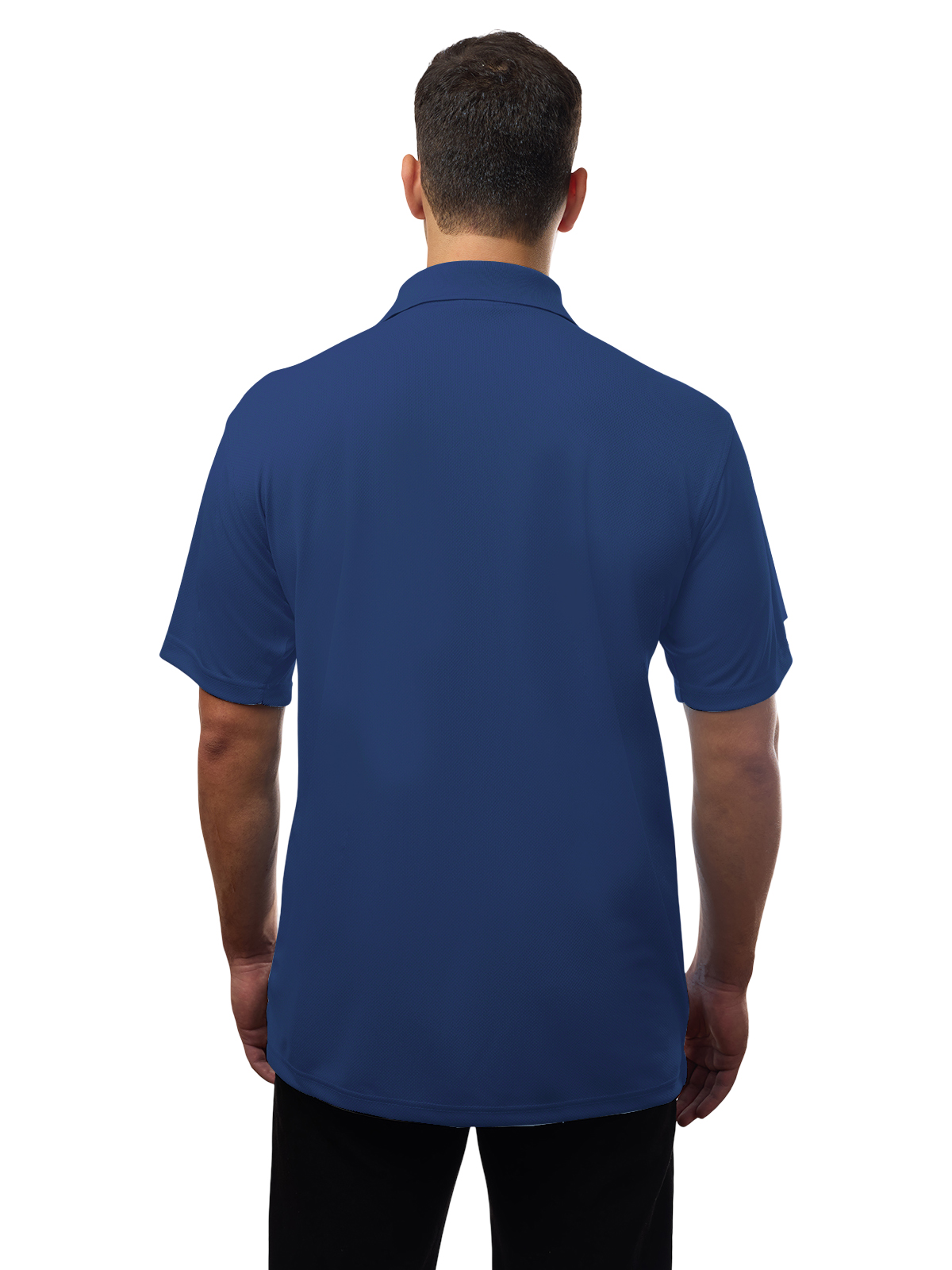 Blue Generation - Men's Pocketless Wicking Short Sleeve Polo 21