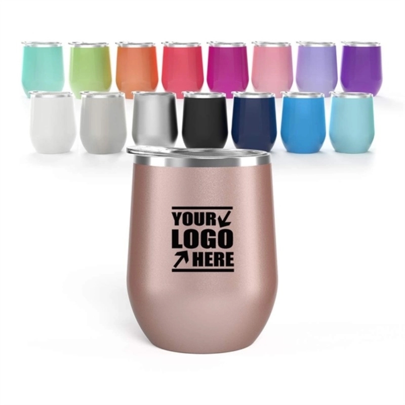 12 Oz Stainless Steel Wine Tumbler 2
