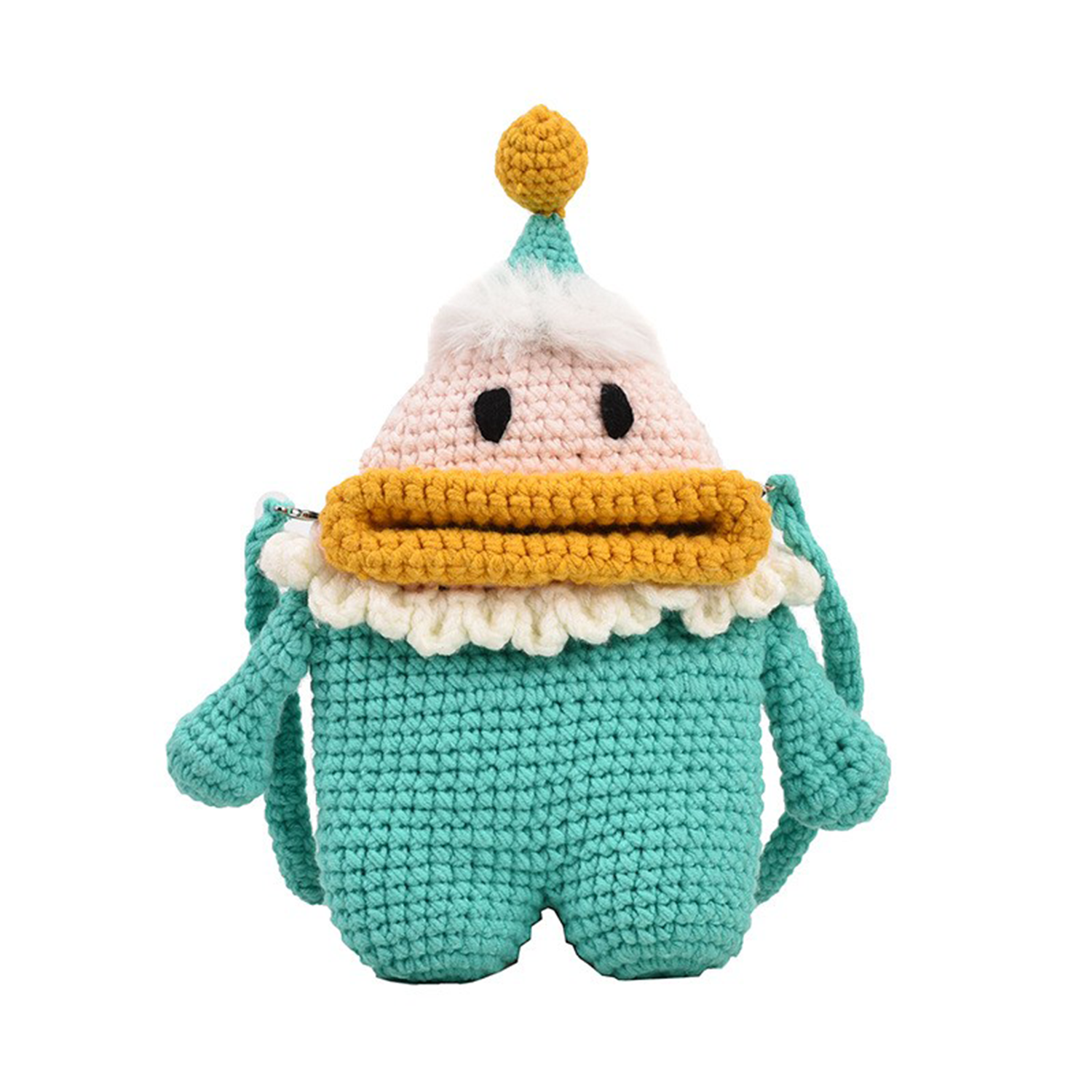 Santa Claus Wool Woven Crossbody Bag 8