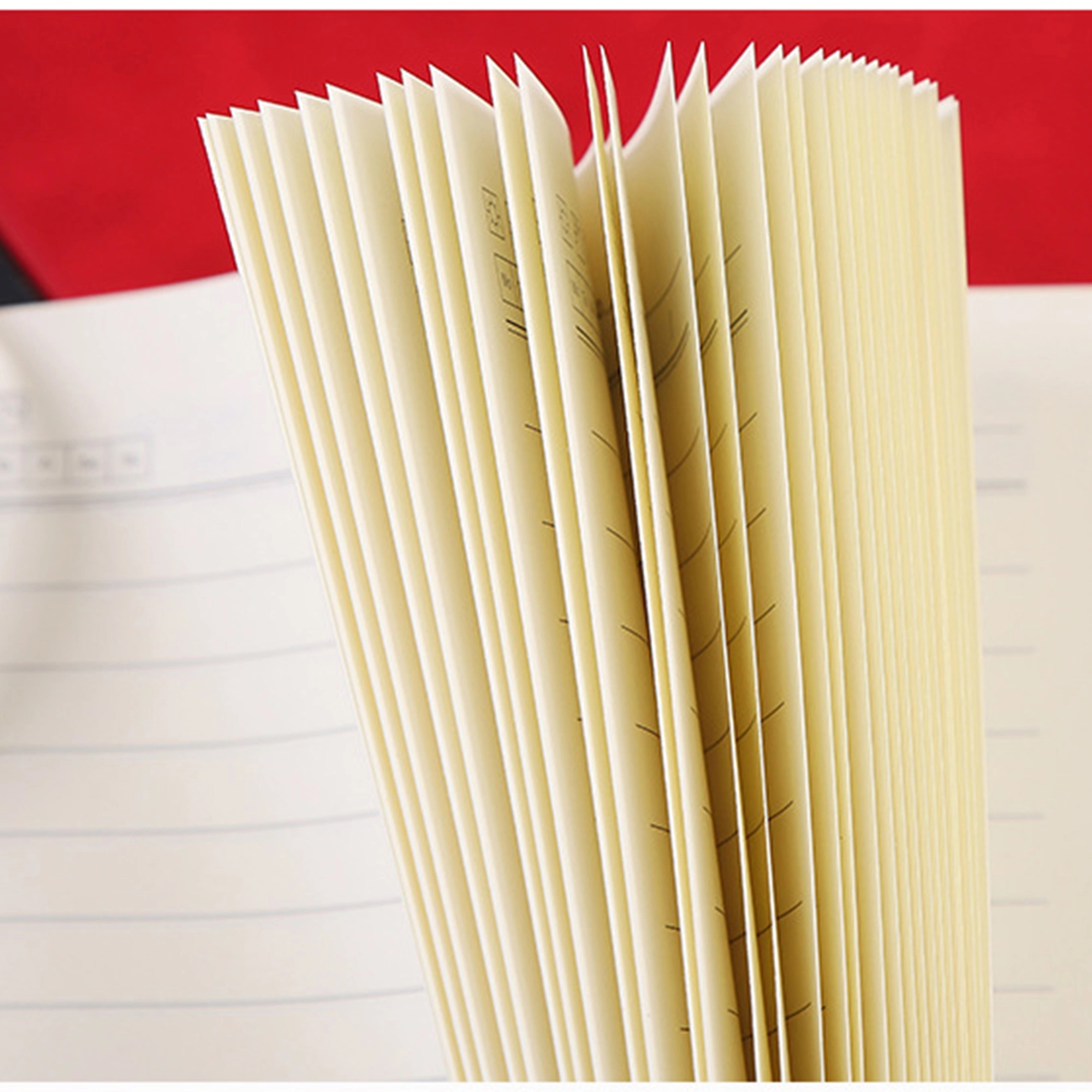 A6 Ruled Notebook Soft Faux Leather Cover 2