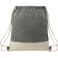 Split Recycled Cotton Drawstring Bag 4