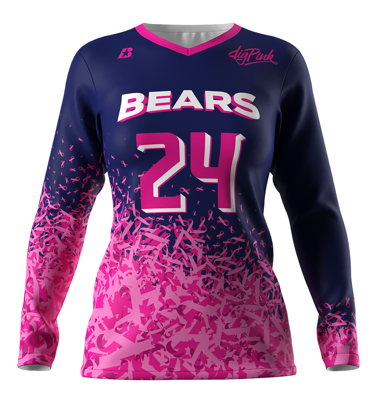 Jersey, Volleyball Long Sleeve, Women's 4