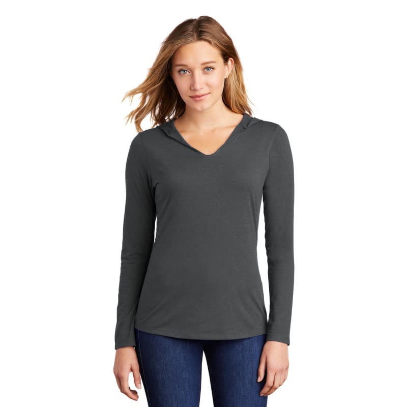 District Women's Perfect Tri Long Sleeve Hoodie. 12