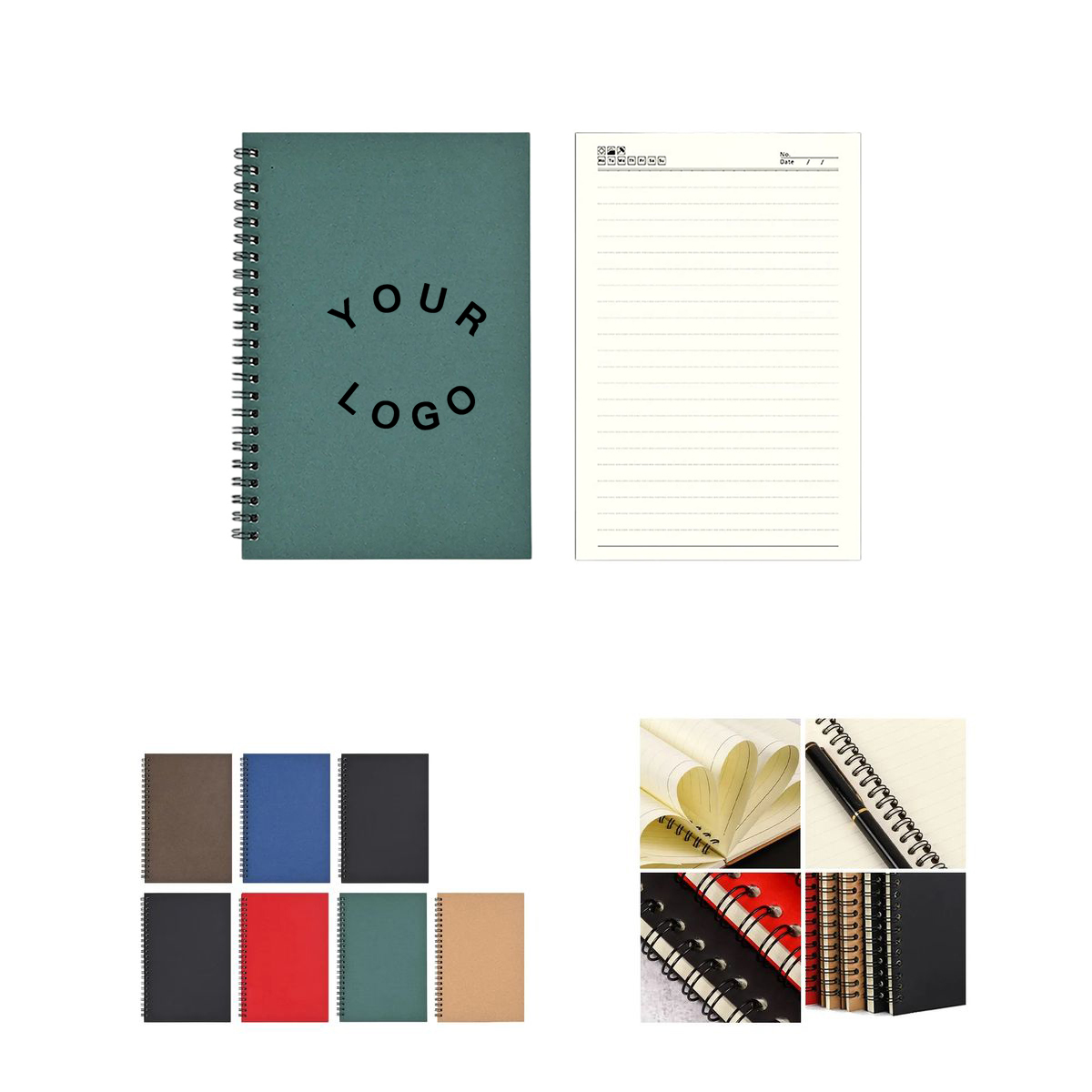 Notebook with Wire Binding and Lined Sheets 3