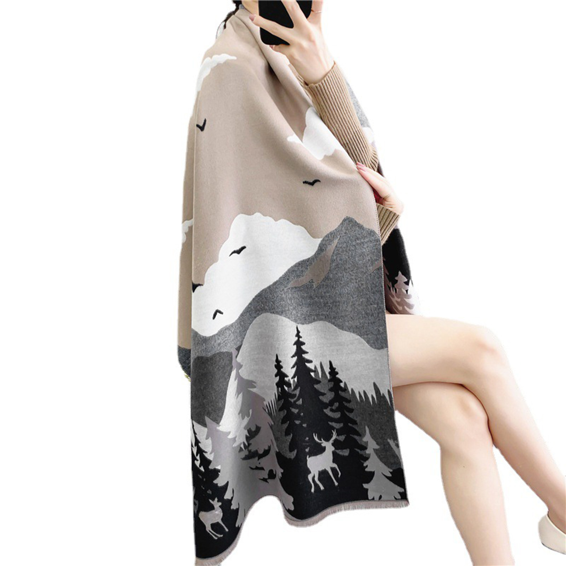 Imitation Cashmere Scarves 2
