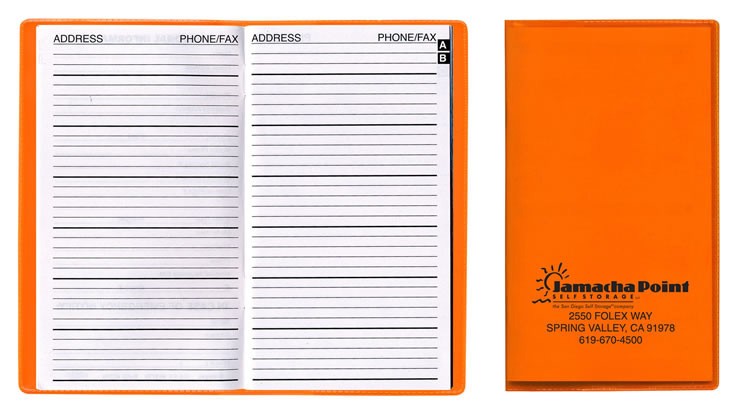 Translucent Vinyl Address Book 7