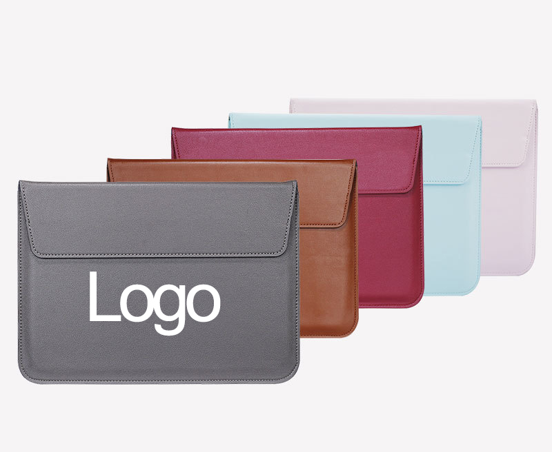 14" Leather Laptop Sdand Sleeves 3