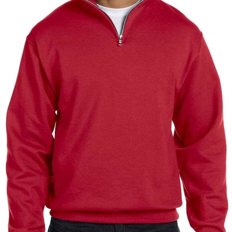 Jerzees 8 Oz., 50/50 NuBlend® Quarter-Zip Cadet Collar Sweat 4