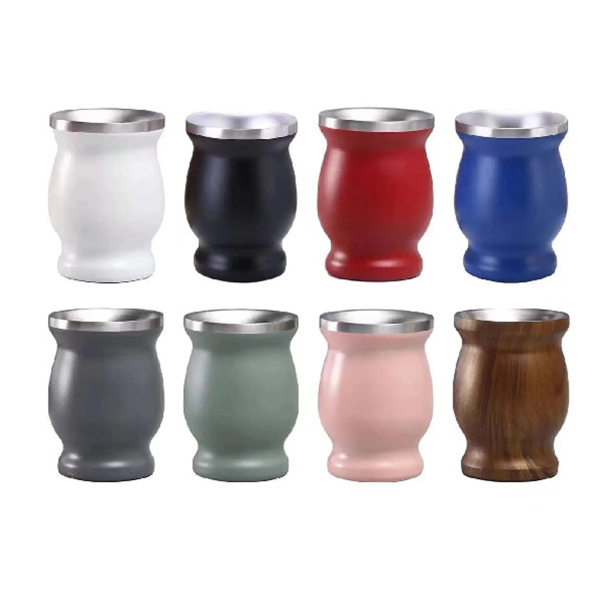 8oz Stainless Steel Yerba Mate Cup 5