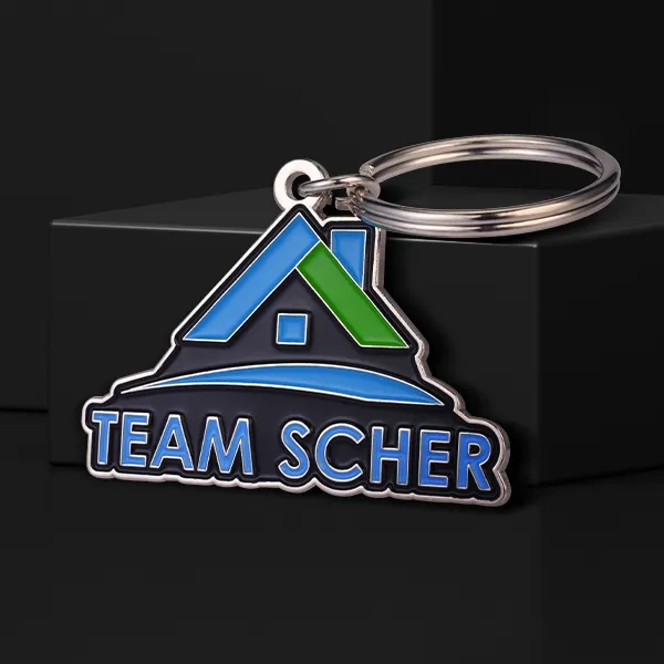 3" Soft Enamel Keychain