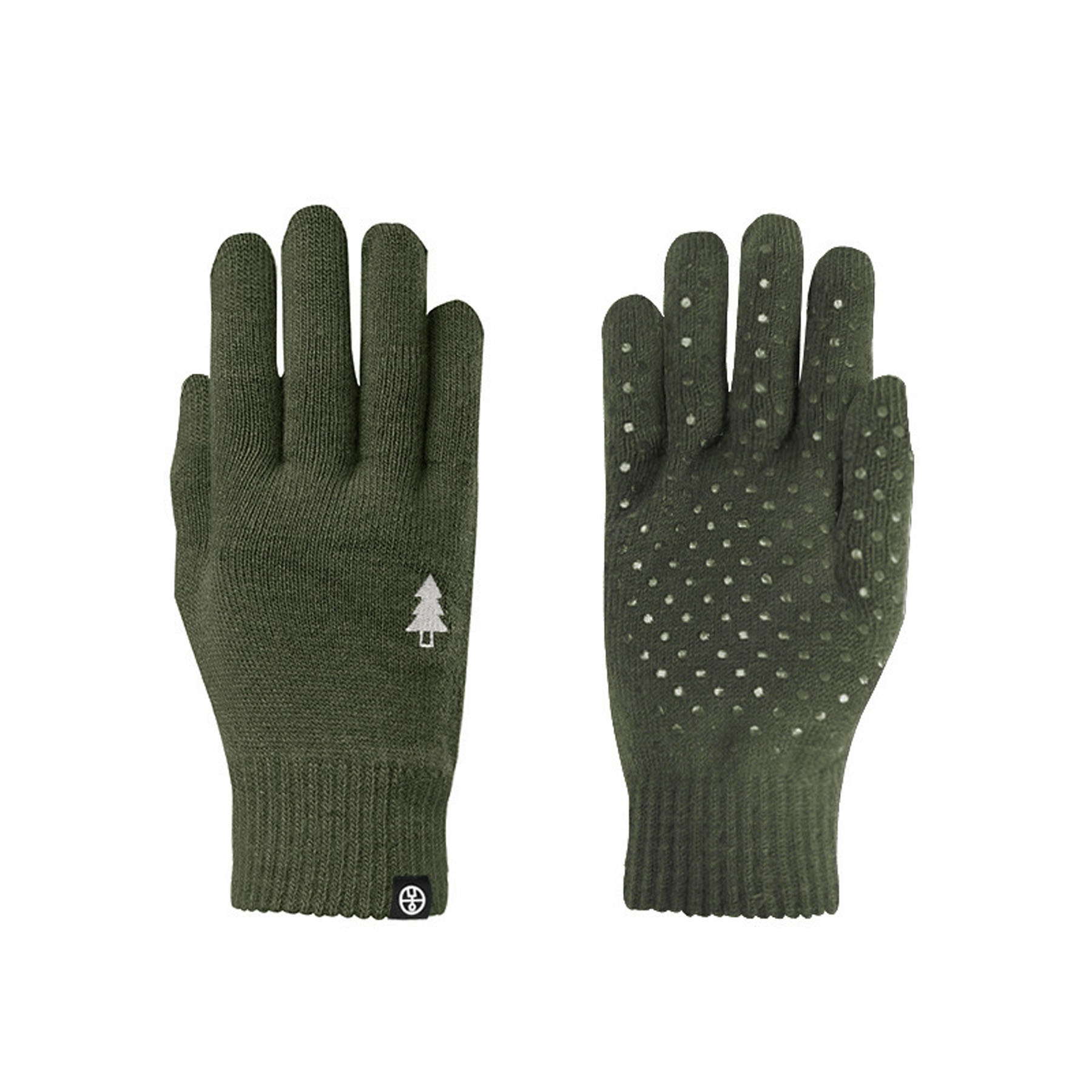 Anti-Slip Embroidered Knit Gloves 9