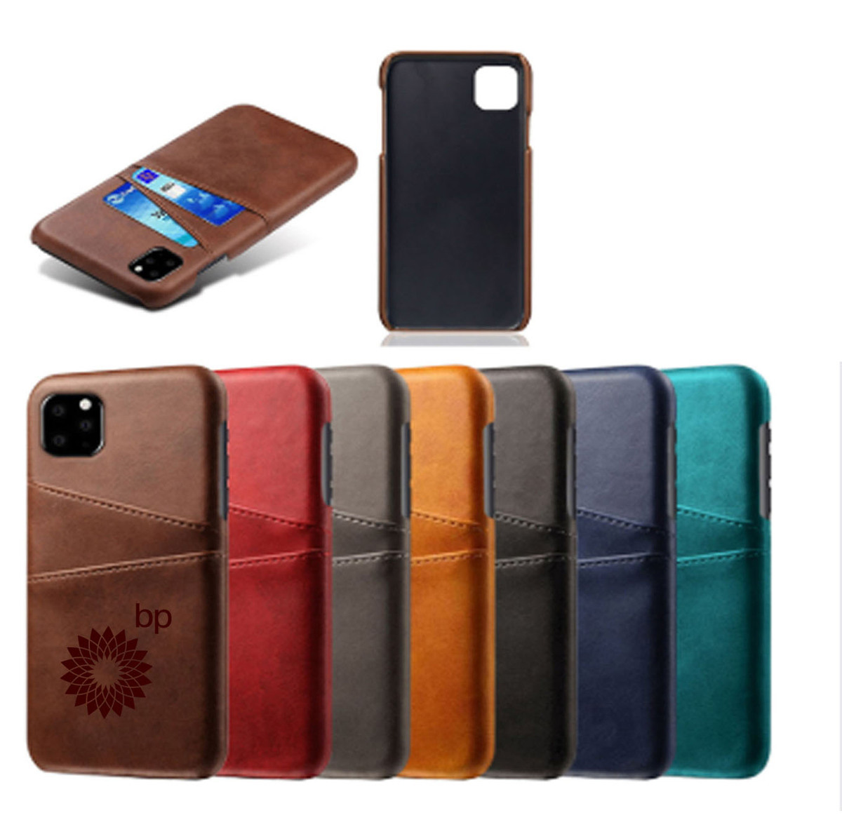 iBank ® Credit Card Holder PU Leatherette Case for iPhone 16 Pro Max 1